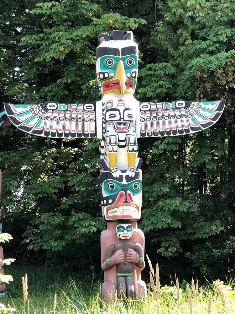 とーてむぽーる Totem Pole in Pioneer Square, Seattle, Washington State